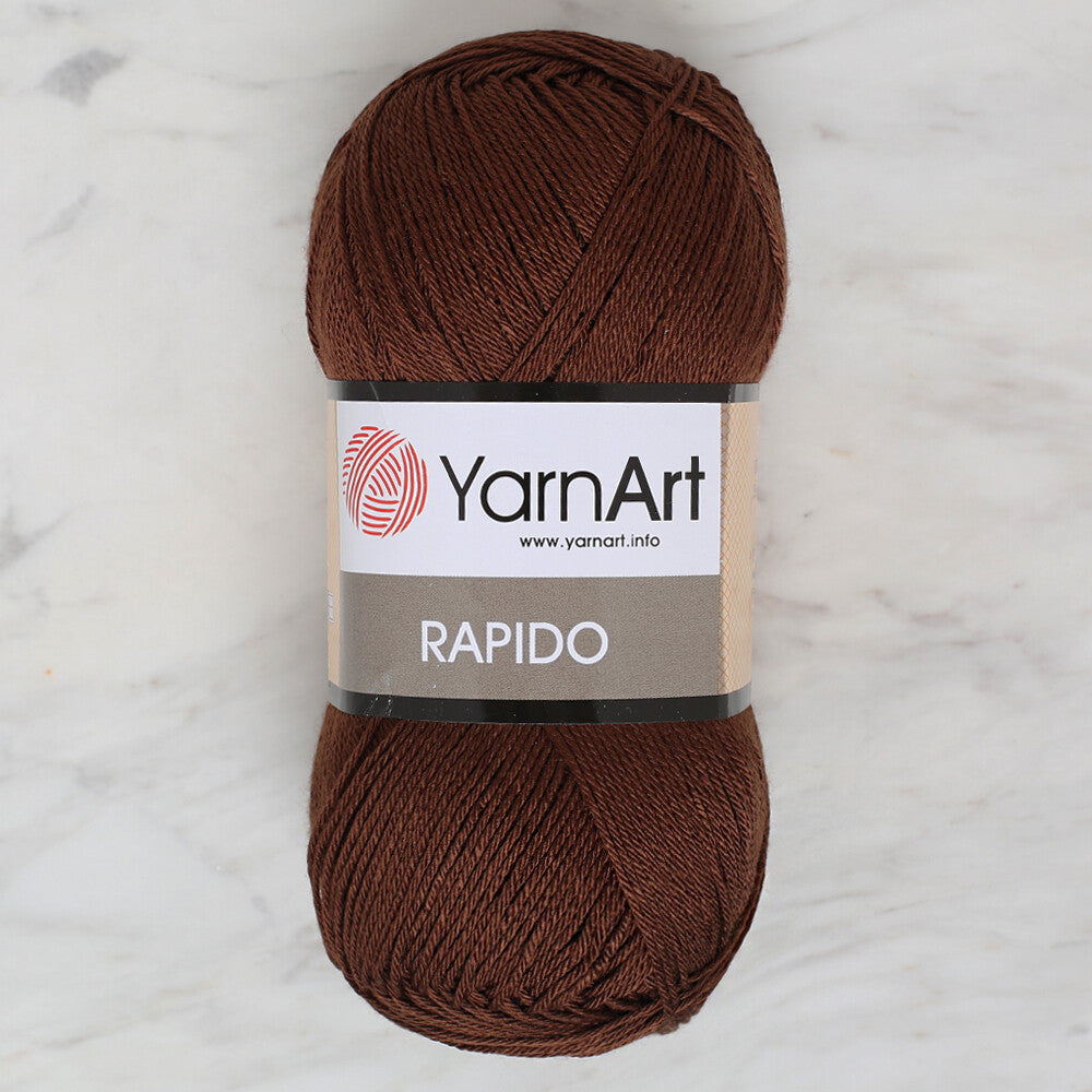 Yarnart Rapido Kahverengi El Örgü İpi - 677